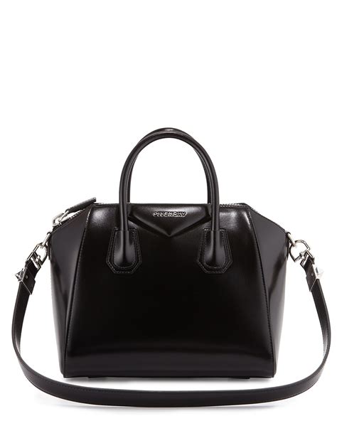 givenchy black antigona small leather bag|givenchy antigona small price.